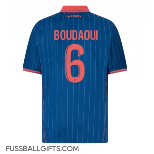 OGC Nice Hicham Boudaoui #6 Fußballbekleidung 3rd trikot 2025-26 Kurzarm